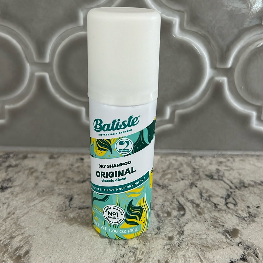 4/$14 Batiste Original Classic Clean Dry Shampoo, Travel Size, NEW